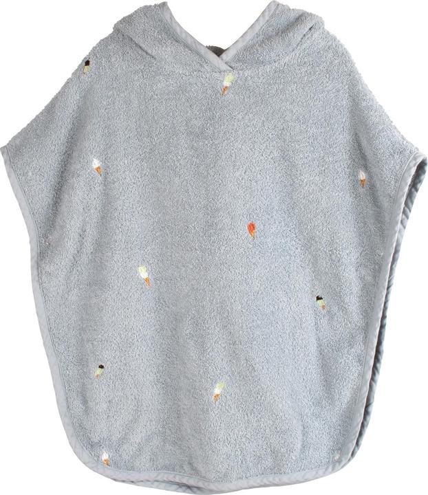 Filibabba Poncho de bain avec motif brodé