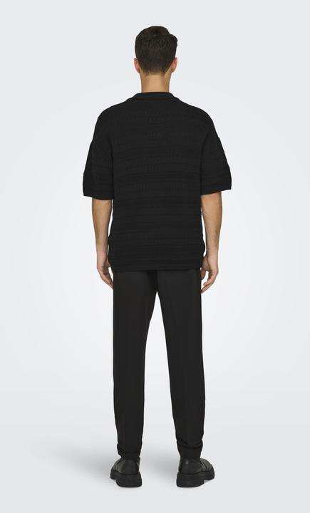 Actual product image Only & Sons Onsgrayson Ds 5 Chochet Polo Knit (M)