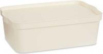 Produktbild Kipit Kunststoffkiste mit Deckel 14l Creme (14 l)