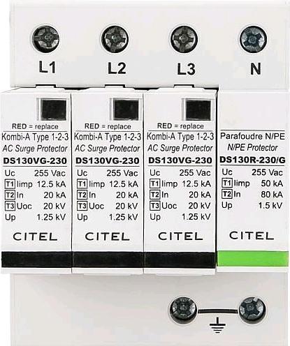 Actual product image Citel Combination arrestor type 123 DS134VGS230G