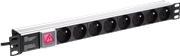 Image du produit Netrack 125-19-02 Distributeur de courant 19 pouces 1U 230V/16A 8xE ALU