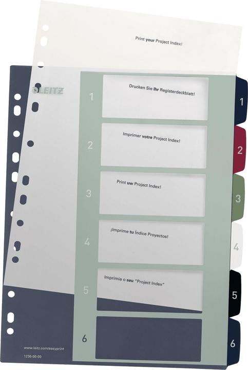 Produktbild Leitz STYLE - PC-beschriftbares Register