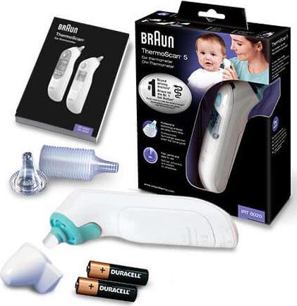 Image du produit Braun ThermoScan 5 IRT 6020 avec bouchons de protection (Auriculaire)