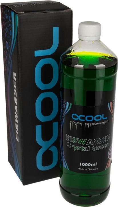 Image du produit Alphacool Eau glacée Crystal Green UV (1000 ml, Prêt à l'emploi)