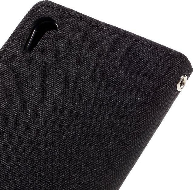 Actual product image Goospery Canvas Diary Series (Sony Xperia XA)