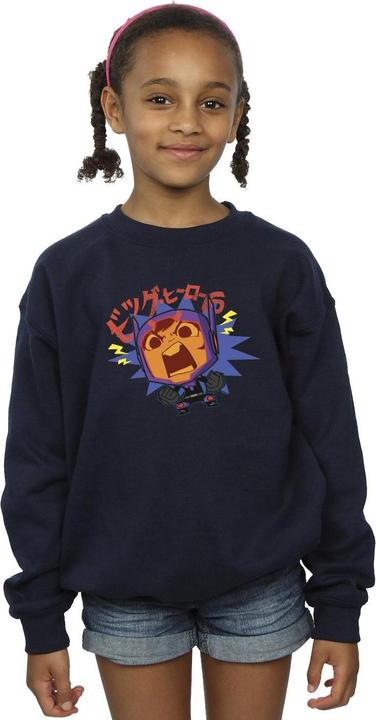 Immagine prodotto Disney Big Hero 6 Baymax Hiro Angry Manga Felpa Ragazze (104)