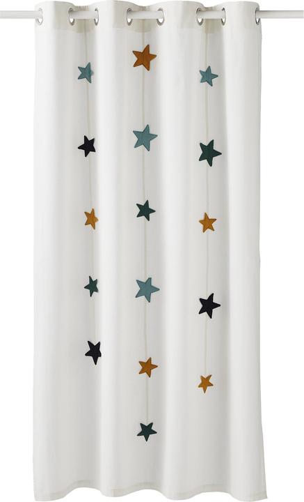 stars multicoloured, off-white