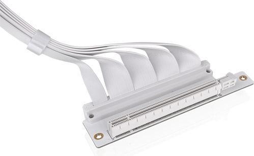 Actual product image Thermaltake TT PCI-E 4.0 Dual 90 Degree Riser Cable 40cm white
