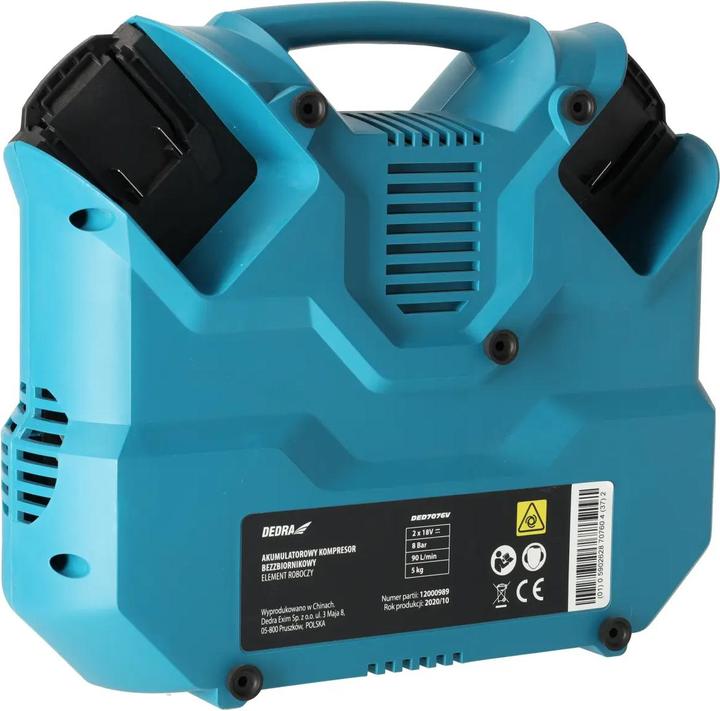 Produktbild Dedra Car compressor DED7076V 18V (8 Bar, 90 l)
