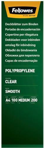 Actual product image Fellowes Earth cover sheet A4 transparent