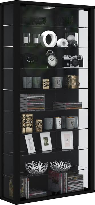 Productafbeelding VCM Collectie Wandvitrine Hout Glas Vitrosa Maxi (59 x 18 x 114 cm)