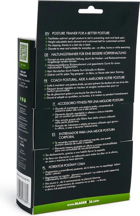 Actual product image Blackroll Posture Pro XL/XXL