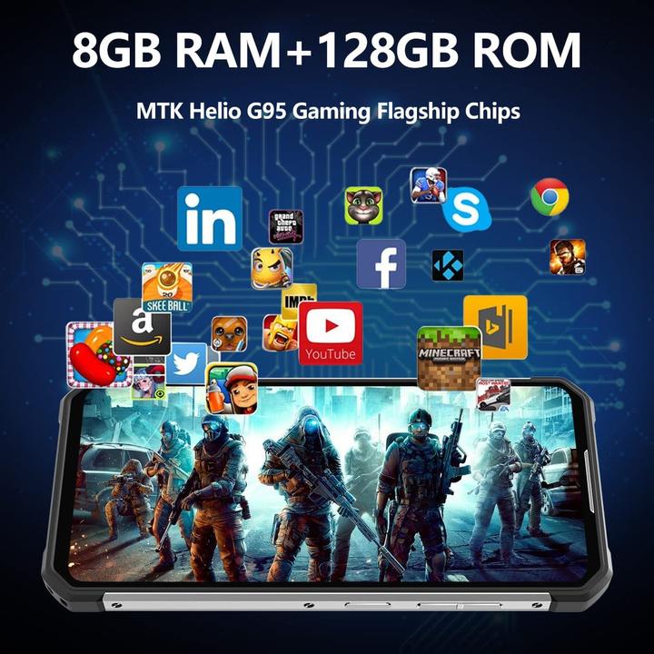 Image du produit Oukitel WP17 (128 Go, Noir, 6.78", 64 Mpx)