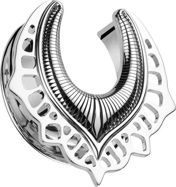 Image du produit Star Piercing Selle argent fleurs avec armure (Acier chirurgical 316L, sans laiton)