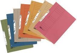 Actual product image Elba Cardboard hook-in binder, red, authority stapling half front cover (A4, 1 x)