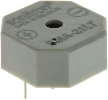 Produktbild Sonitron 90dB Through Hole Multifunction Internal Buzzer, 17.5 x 17.5 x 8.5mm, 1.5V dc Min, 15V dc Max (Kondensator)