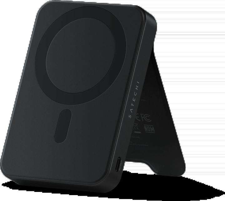 Actual product image Satechi OntheGo Magnetic Qi2 Powerbank Stand 10000 mAh Black (10000 mAh)
