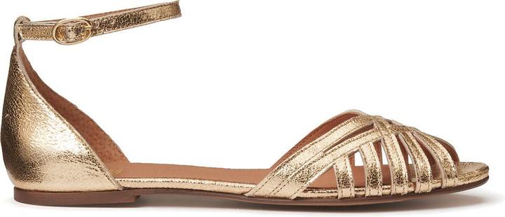 Produktbild La Redoute Collections Ledersandalen mit Knöchelriemen (36)