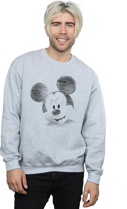 Produktbild Disney Mickey Mouse Text Face Sweatshirt (XXL)