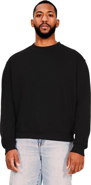 Actual product image Universal Textiles Mens Ringspun Cotton Extended Neckline Oversized Sweatshirt (M)