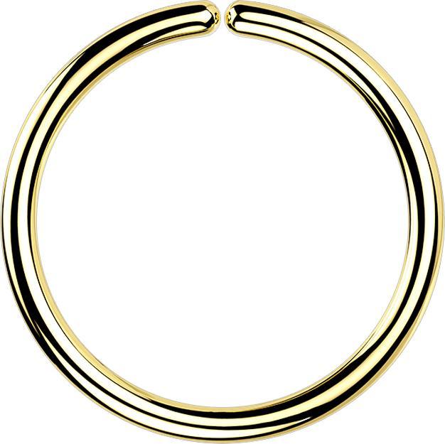 Produktbild Star Piercing Micro Piercing Ring 18k vergoldet (ohne Messing, 925 Sterlingsilber)