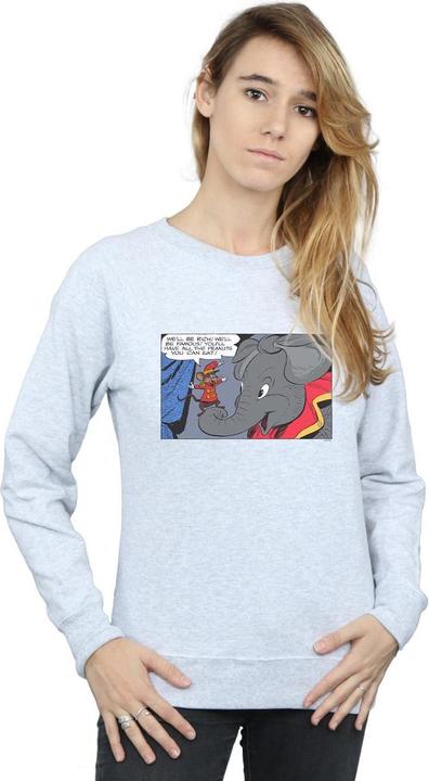 Actual product image Disney Womens/Ladies Dumbo Rich And Famous Sweatshirt (XL)