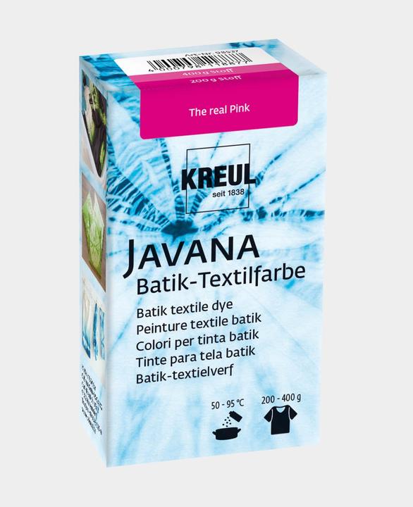 Actual product image Kreul Javana Batik Textile Paint (The Real Pink)
