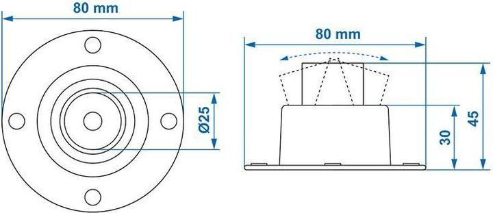 Image du produit ProPlus Pieds pour pied de table
