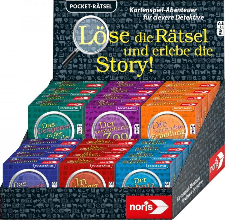 Noris Mini puzzle, 6-sort. (German)