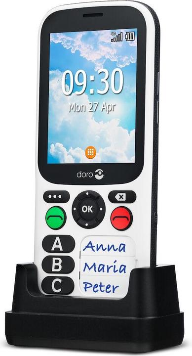 Actual product image Doro 780X IUP Black/White (2.80", 4G)
