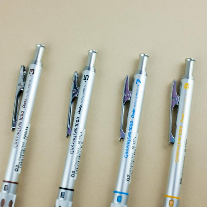 Actual product image Pentel Graphgear 1000 (0.70 mm, HB, 1 x)