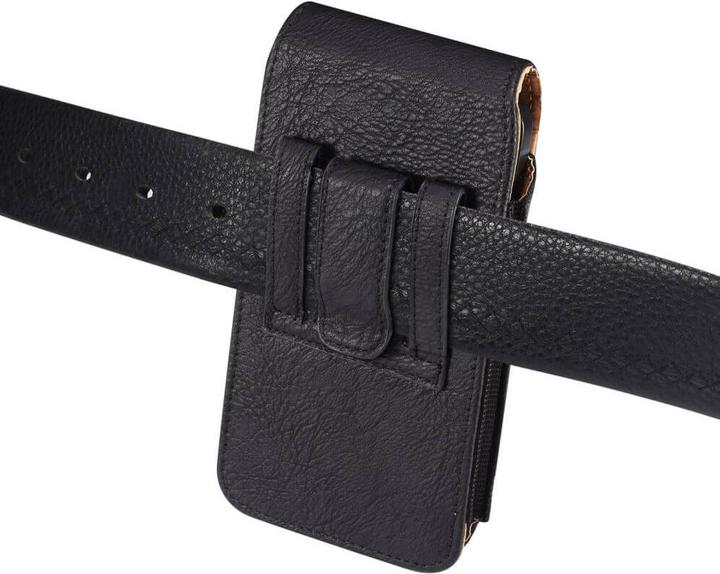 Productafbeelding Cover-Discount Nylon - Leren Riemtas met Kaartvak zwart / L
