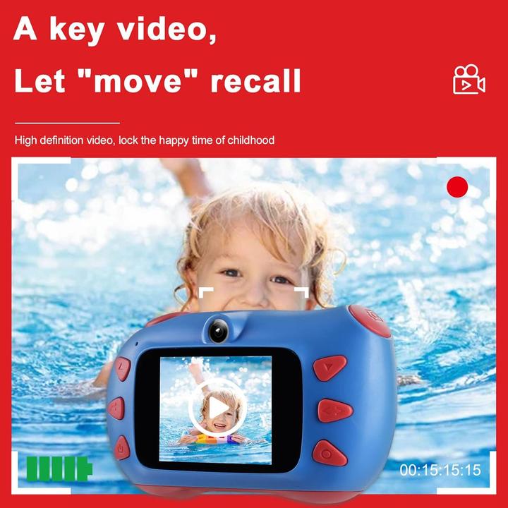 Immagine prodotto Supbro Kinder-Digitalkamera mit Selfie-Funktion (inkl. 32GB Karte)