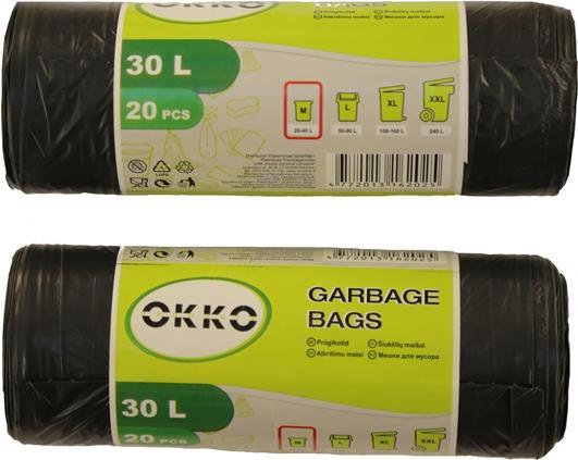 Okko GARBAGE BAGS 30L 20PCS