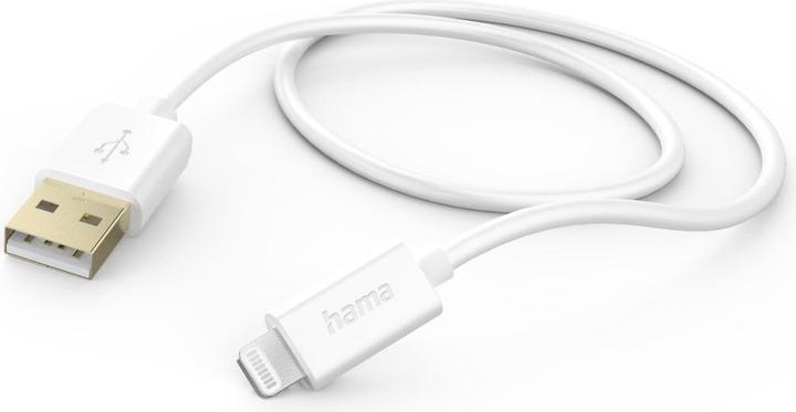 Actual product image Hama Charging cable, USB-A - Lightning, 1.5 m, white (1.50 m, USB 2.0)