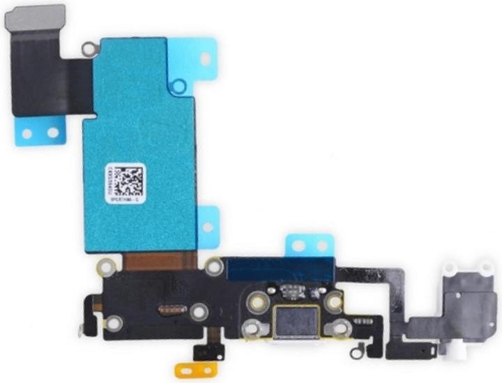 Produktbild Foxconn iPhone 6S Plus Lightning Dock Connector Audioflex Mikrofon weiss (IPhone 6S Plus)