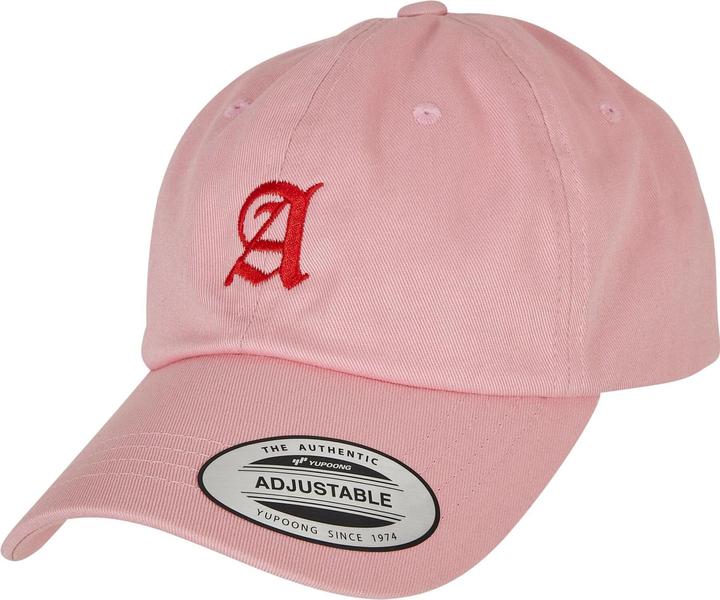 Mister Tee Letter Pink Low Profile Cap - 19729 (One Size)