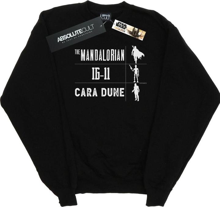 Immagine prodotto Star Wars The Mandalorian Warrior Silhouettes Felpa Uomo (M)