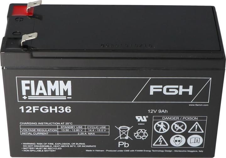 Actual product image Fiamm Battery FGH20902 high current resistant version (12 V, 9 Ah)