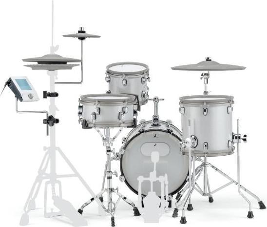 Produktbild Efnote Mini E-Drum Schlagzeug-Set mit Kopfhörer und Sticks (E-Drum)