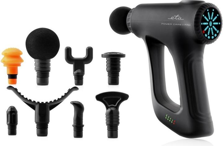 Actual product image ETA Massage Gun | 266090000 PowerCare Pro | Number of massage zones 3 | Number of power levels 10 | Blac