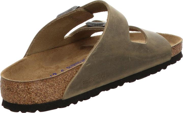 Actual product image Birkenstock Arizona SFB Oiled Nubuck Leather Soft Bedding Normal (40)