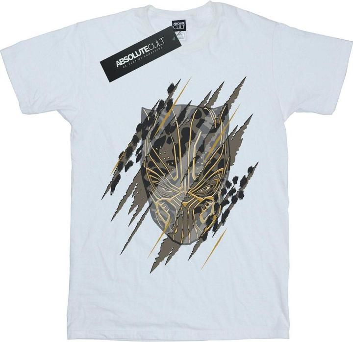 Produktbild Jungen Black Panther Gold Head TShirt (152, 158)