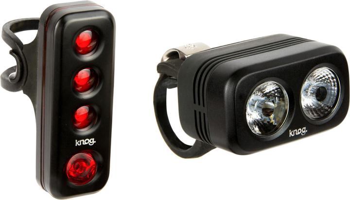 Actual product image knog. Blinder Road 250 + Road R70 Twinpack lighting set