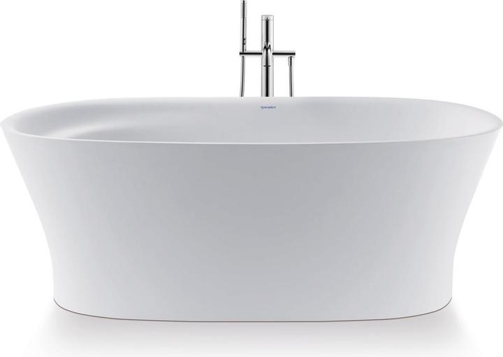 Duravit Baignoire CAPE COD 1650x780mm libre 2 pentes de dos blanc
