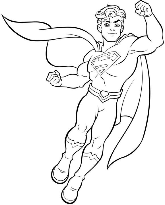 Actual product image DC Superheroes: Super colouring pictures