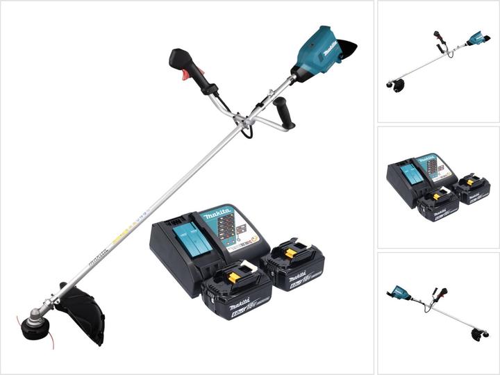 Image du produit Makita DUR 369 ARG2 Débroussailleuse sans fil 36 V ( 2x 18 V ) 43 cm Brushless + 2x batterie 6,0 Ah +