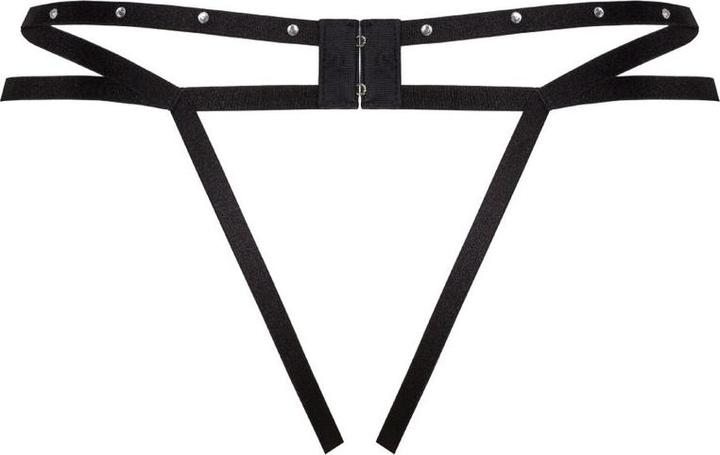 Actual product image LivCo Corsetti Fashion Nomade Thong Crotchless Black (M)