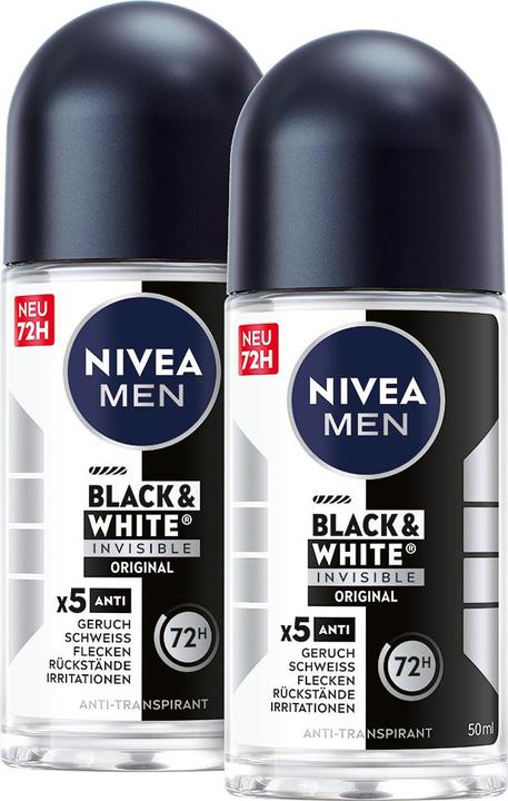 NIVEA Black & White Invisible Original (Roll-on, 100 ml)
