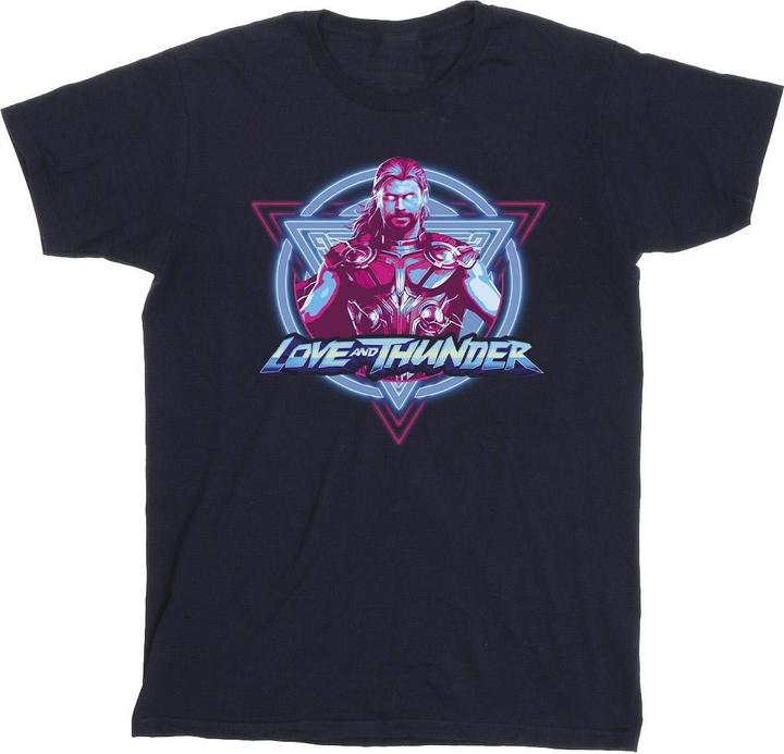 Produktbild Thor Love And Thunder Neon Badge TShirt (3XL)